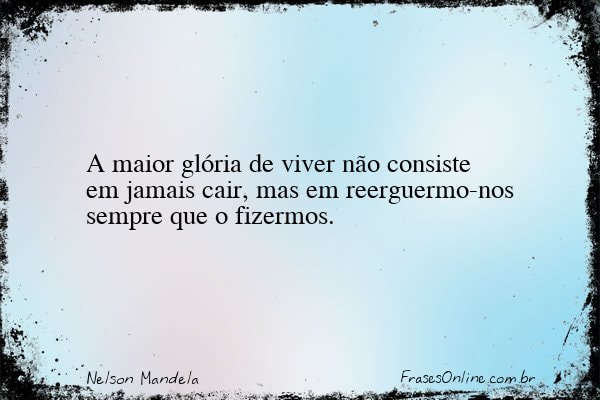 Frase de Nelson Mandela