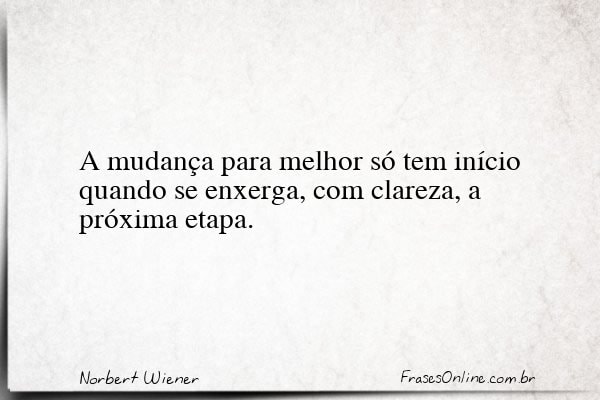 Frase de Norbert Wiener