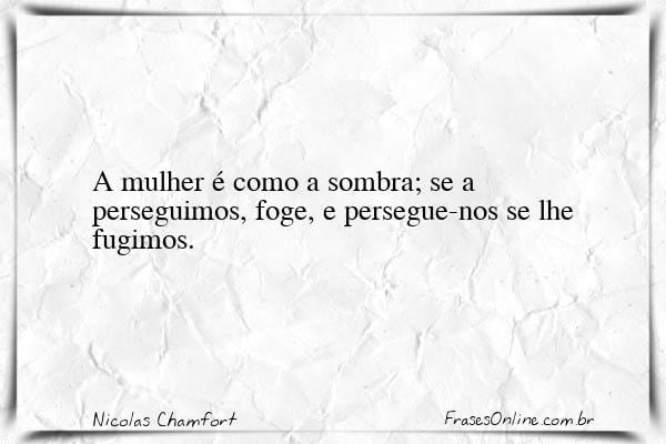 Frase de Nicolas Chamfort