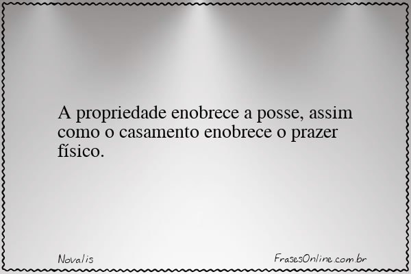 Frase de Novalis