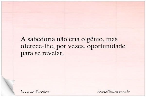 Frase de Norman Cousins