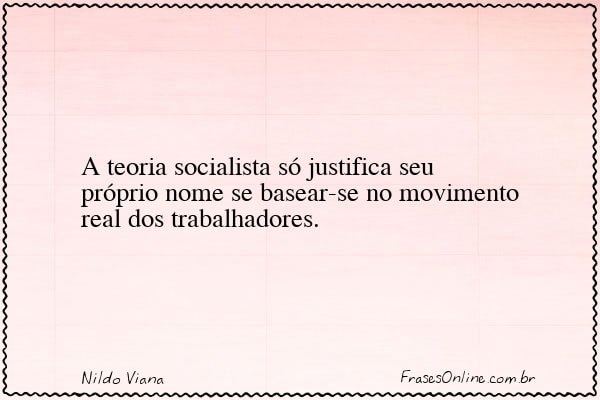 Frase de Nildo Viana