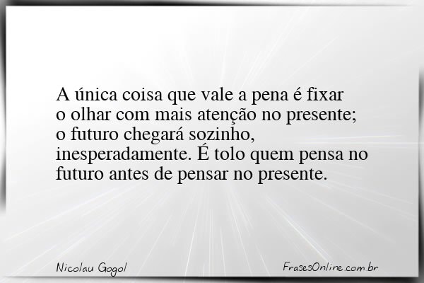 Frase de Nicolau Gogol