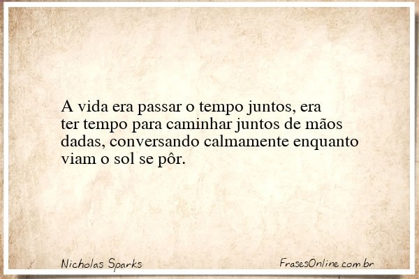 Frase de Nicholas Sparks