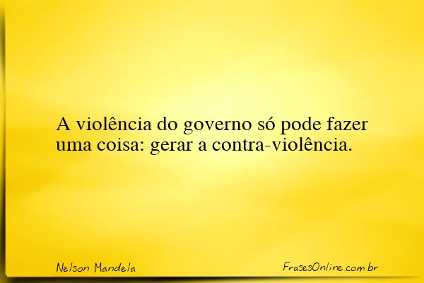 Frase de Nelson Mandela