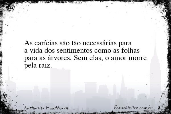 Frase de Nathaniel Hawthorne