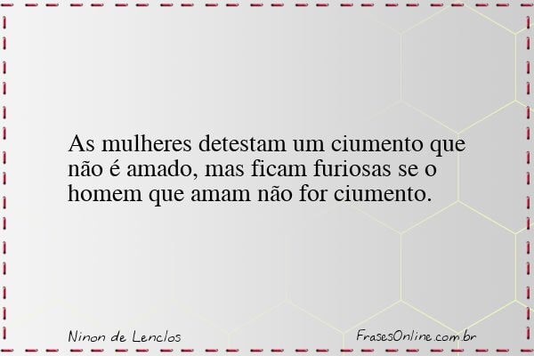 Frase de Ninon de Lenclos