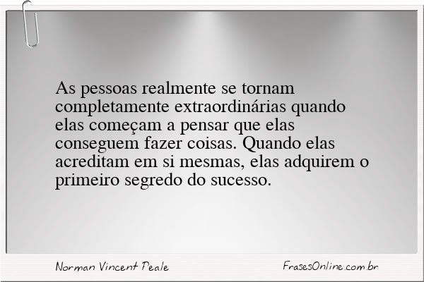 Frase de Norman Vincent Peale