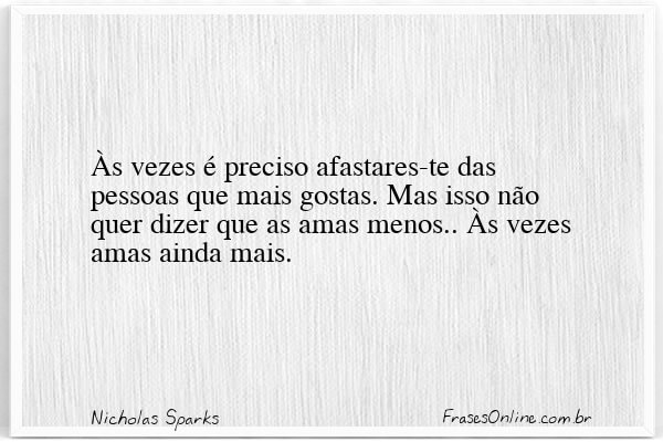 Frase de Nicholas Sparks