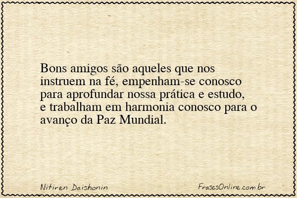 Frase de Nitiren Daishonin