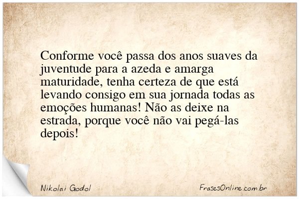 Frase de Nikolai Godol