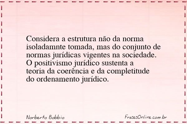 Frase de Norberto Bobbio