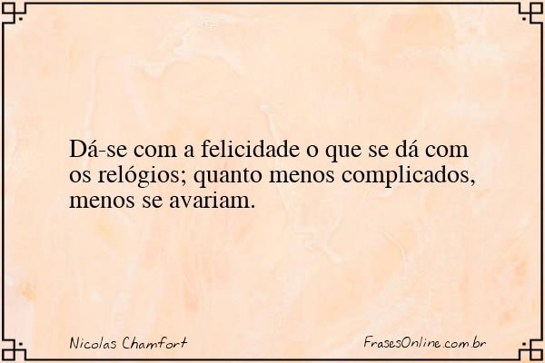Frase de Nicolas Chamfort