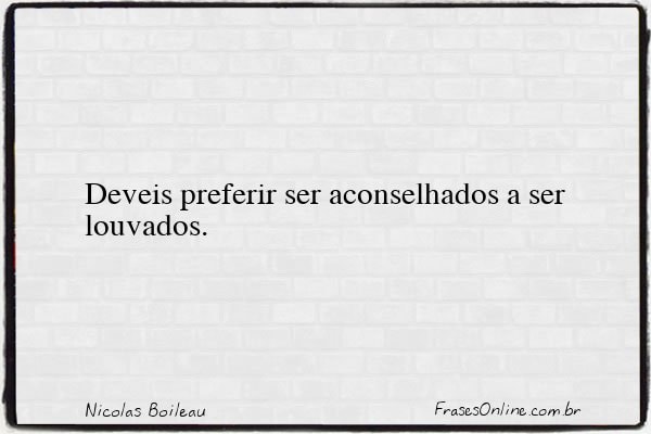Frase de Nicolas Boileau