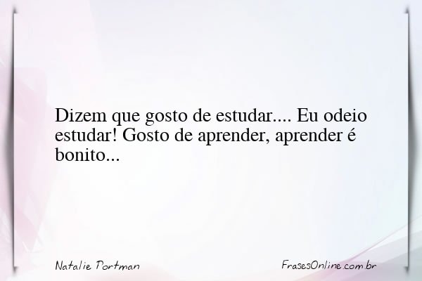 Frase de Natalie Portman