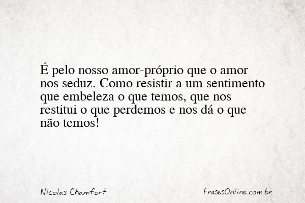 Frase de Nicolas Chamfort