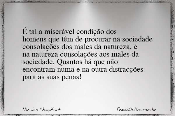 Frase de Nicolas Chamfort