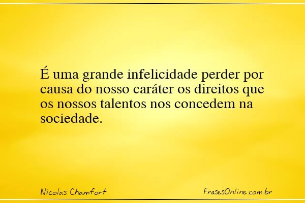 Frase de Nicolas Chamfort