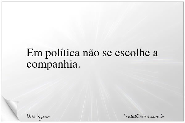 Frase de Nils Kjaer