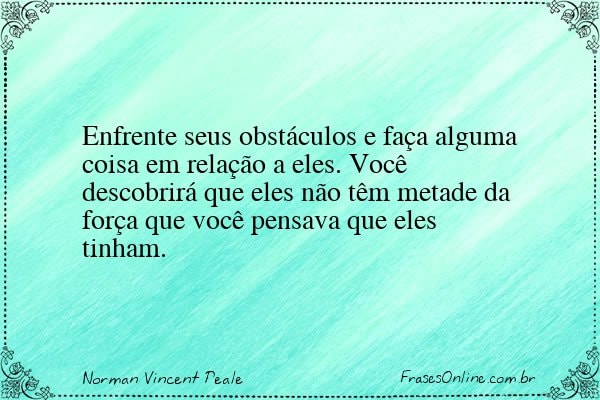 Frase de Norman Vincent Peale