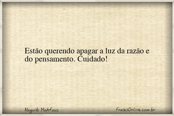 Frase de Naguib Mahfouz