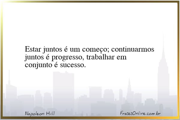 Frase de Napoleon Hill