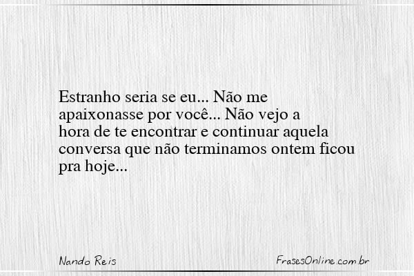 Frase de Nando Reis