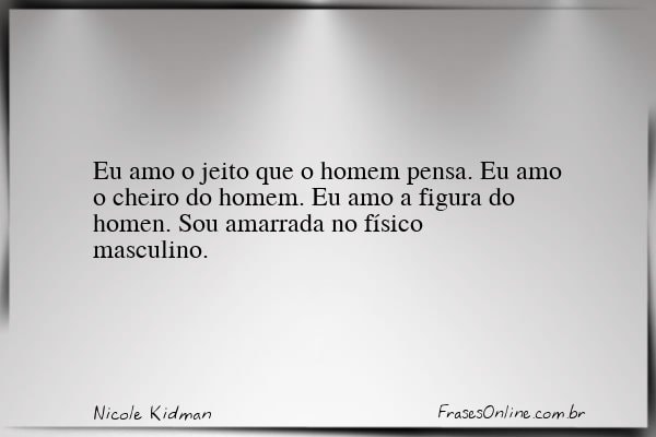 Frase de Nicole Kidman