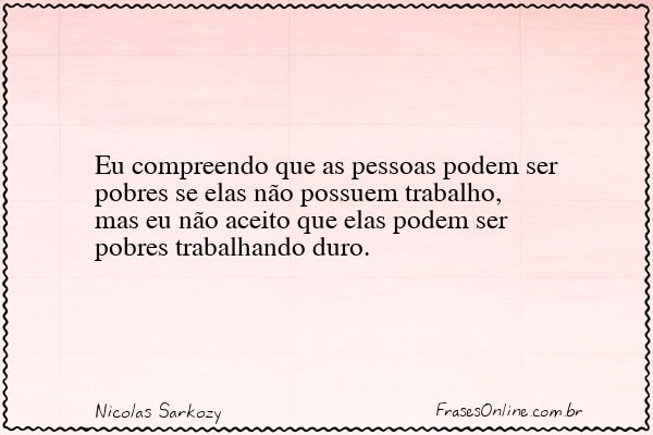Frase de Nicolas Sarkozy