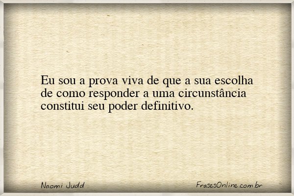 Frase de Naomi Judd