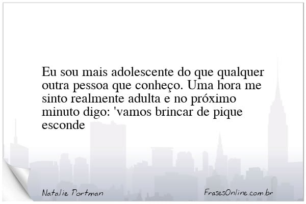 Frase de Natalie Portman