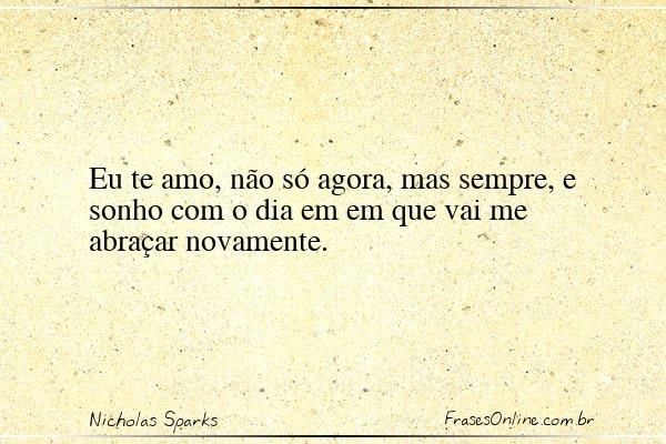 Frase de Nicholas Sparks