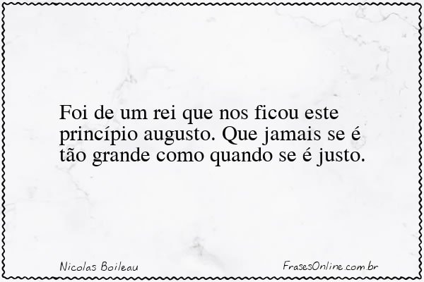 Frase de Nicolas Boileau