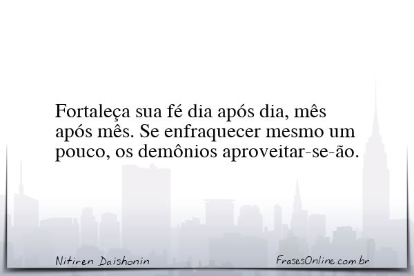 Frase de Nitiren Daishonin