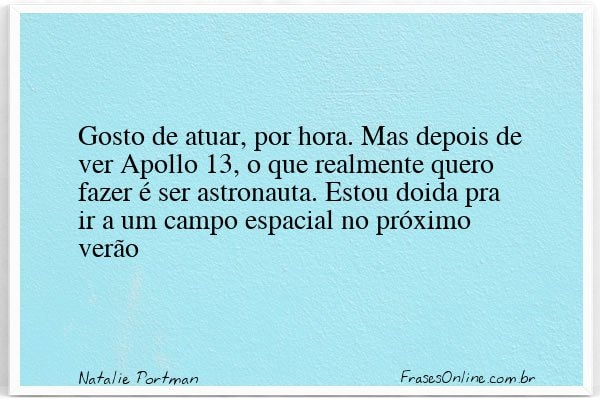 Frase de Natalie Portman