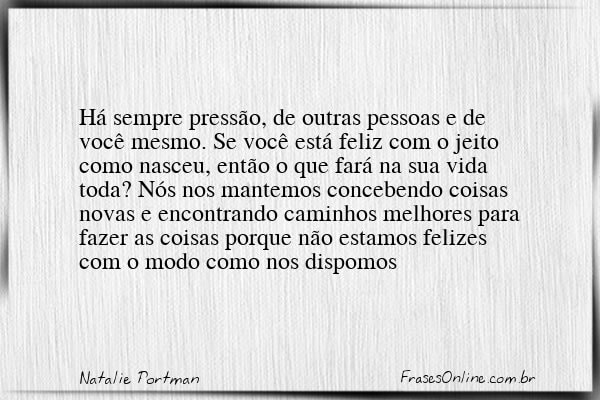 Frase de Natalie Portman