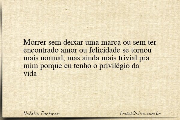 Frase de Natalie Portman