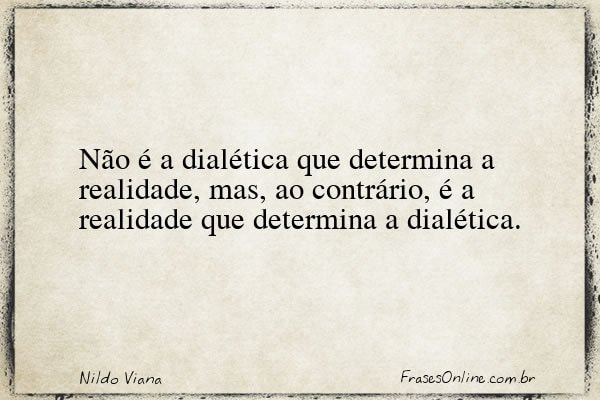 Frase de Nildo Viana