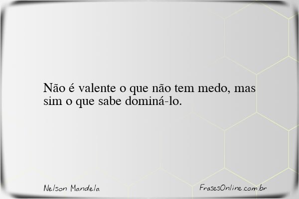 Frase de Nelson Mandela