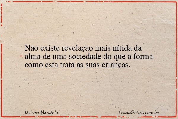 Frase de Nelson Mandela