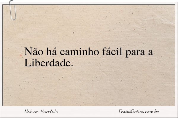 Frase de Nelson Mandela