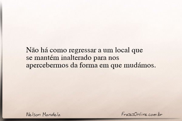 Frase de Nelson Mandela