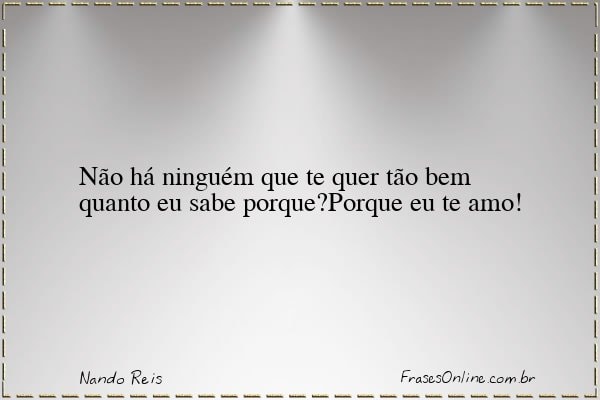 Frase de Nando Reis