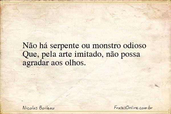 Frase de Nicolas Boileau