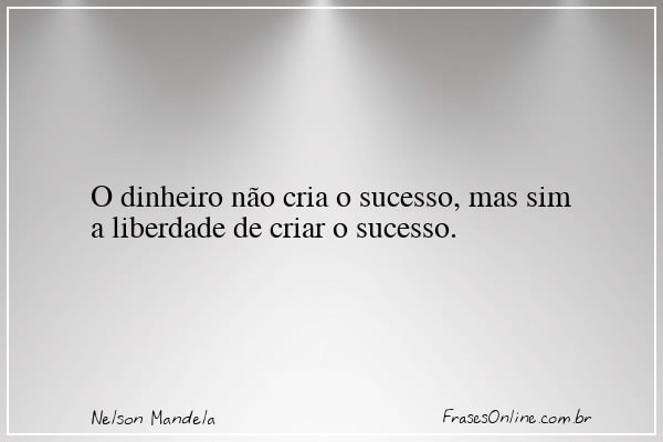 Frase de Nelson Mandela