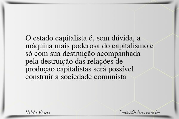 Frase de Nildo Viana