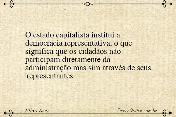 Frase de Nildo Viana