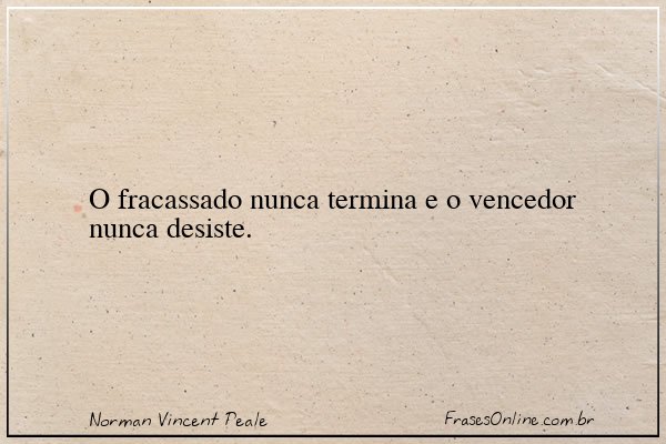 Frase de Norman Vincent Peale