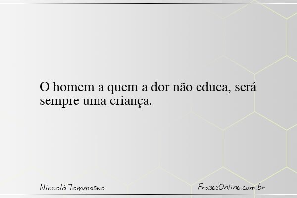 Frase de Niccolò Tommaseo