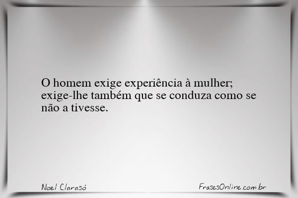Frase de Noel Clarasó